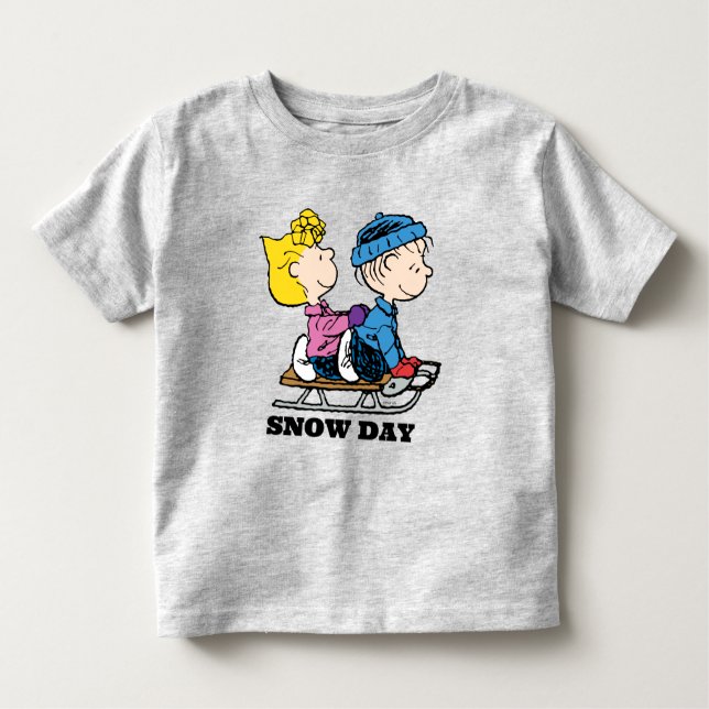 Jordnötter | Sally & Linus Sled Riding T Shirt (Framsida)