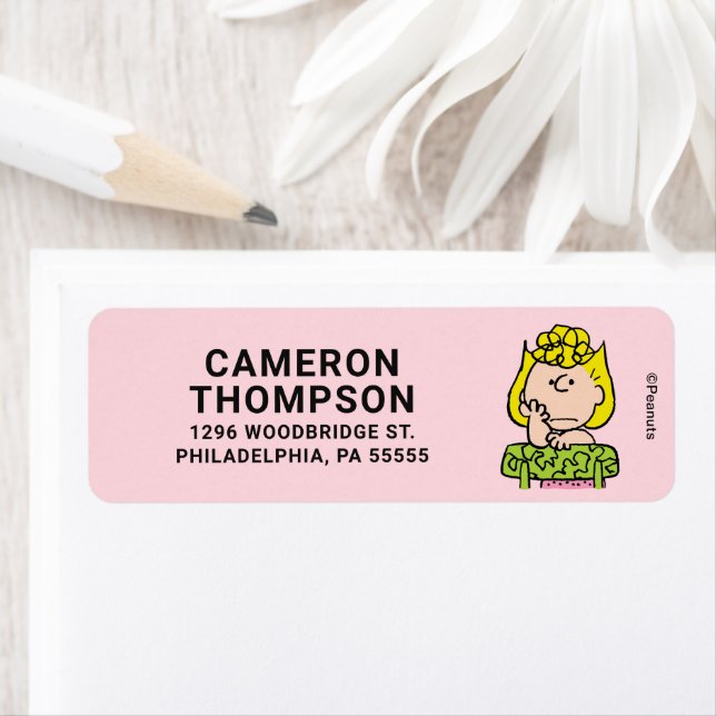 Jordnötter | Sally Thinking Returadress Etikett (Insitu)