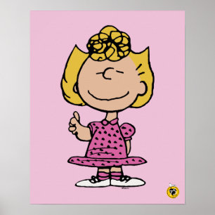 Jordnötter Sally Toppen Smile Poster