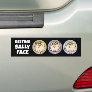 Jordnötter Sally's Ansikte Bildekal