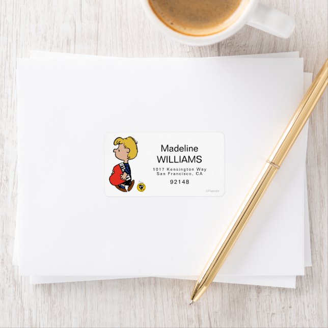 Jordnötter | Schroeder Traveling Piano Adressetikett (Insitu)