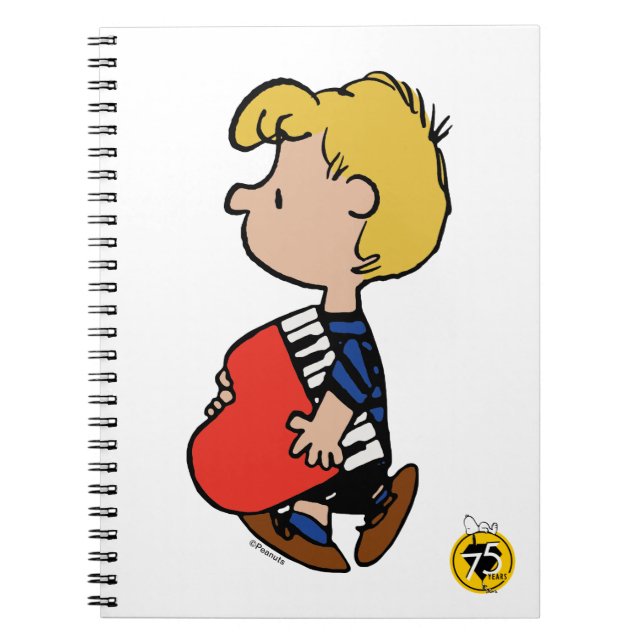 Jordnötter | Schroeder Traveling Piano Anteckningsbok (Framsidan)