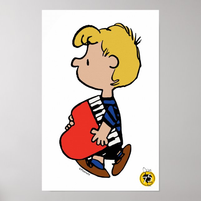 Jordnötter | Schroeder Traveling Piano Poster (Framsidan)