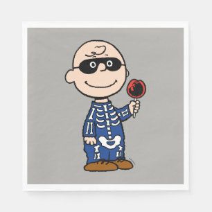 Jordnötter   Skeleton Charlie Brown Pappersservett