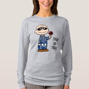 Jordnötter   Skeleton Charlie Brown T Shirt