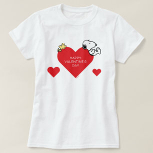 Jordnötter Skogstam och snoopy Valentine T Shirt
