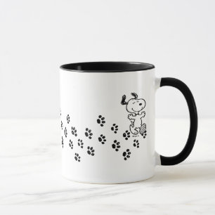 Jordnötter Skriva ut Väg i soopy Paw Mugg