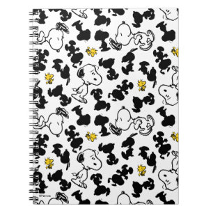 Jordnötter Skugga av sofiopy & Woodstock Mönster Anteckningsbok