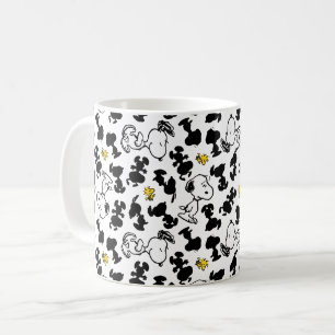 Jordnötter   Skugga av sofiopy & Woodstock Mönster Kaffemugg