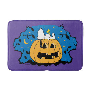 Jordnötter   Snoopy and Woodstock Jack-O-Lantern Badrumsmatta