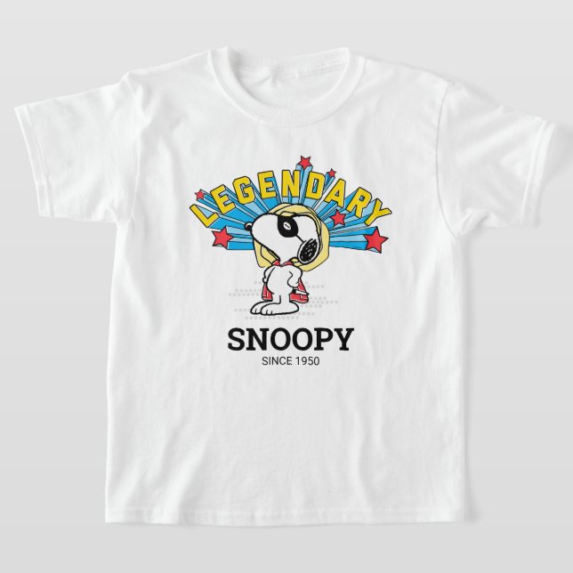 Jordnötter | Snoopy är Legendary T Shirt (Laydown)