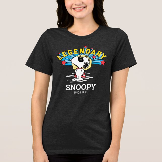Jordnötter | Snoopy är Legendary T Shirt (Framsida)