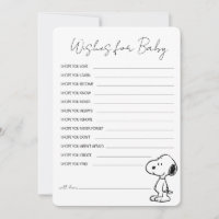 Jordnötter Snoopy - Baby Sprinkle Önskemål för Bab