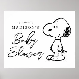 Jordnötter Snoopy | Babyskor Poster