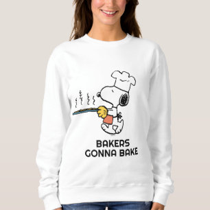 Jordnötter Snoopy Baking Cookies T Shirt