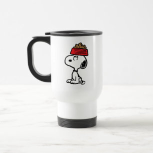 Jordnötter Snoopy Balanserar hans Hund Dish Resemugg