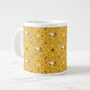 Jordnötter   Snoopy Bandana Cowboy Jumbo Mugg