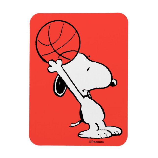 Jordnötter | Snoopy Basketball Ring Shot Magnet (Vertikal)