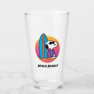 Jordnötter Snoopy Beach Beagle Glaskopp