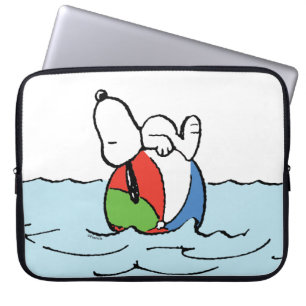 Jordnötter Snoopy Beach Boll Beach Laptop Fodral
