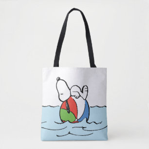 Jordnötter Snoopy Beach Boll Beach Tygkasse
