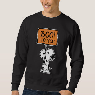 Jordnötter   Snoopy Boo! Lång Ärmad Tröja