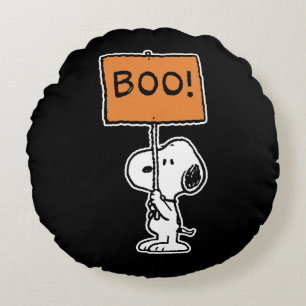 Jordnötter   Snoopy Boo! Rund Kudde