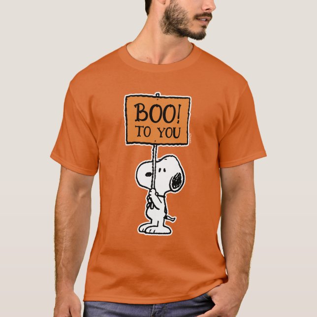 Jordnötter | Snoopy Boo! T Shirt (Framsida)