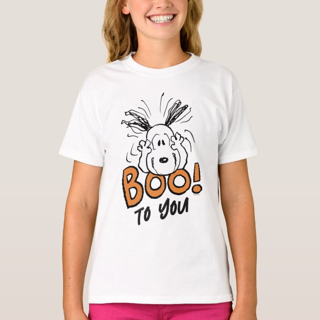 Jordnötter | Snoopy Boo T Shirt (Framsida)