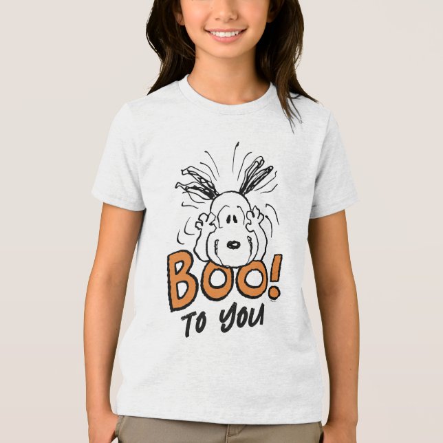 Jordnötter | Snoopy Boo T Shirt (Framsida)