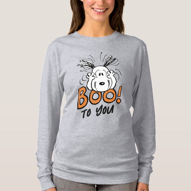 Jordnötter | Snoopy Boo T Shirt (Framsida)