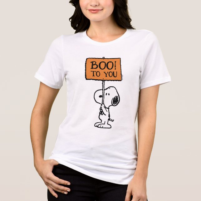 Jordnötter | Snoopy Boo! T Shirt (Framsida)