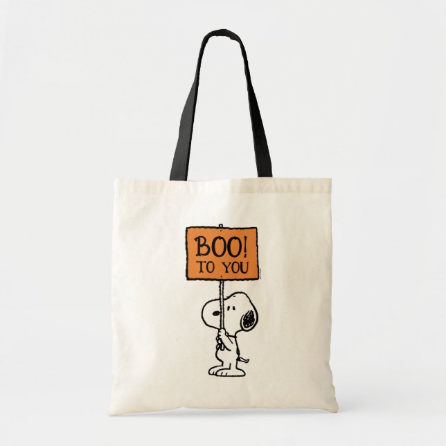 Jordnötter | Snoopy Boo! Tygkasse (Framsidan)