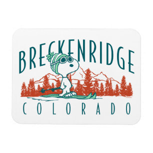 Jordnötter Snoopy Breckenridge Colorado Magnet