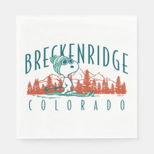 Jordnötter Snoopy Breckenridge Colorado Pappersservett