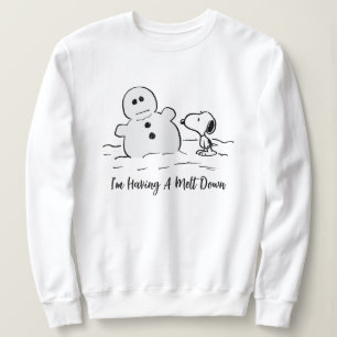 Jordnötter Snoopy Bygger A Snögubbe T Shirt