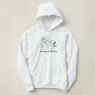 Jordnötter Snoopy Bygger A Snögubbe T Shirt
