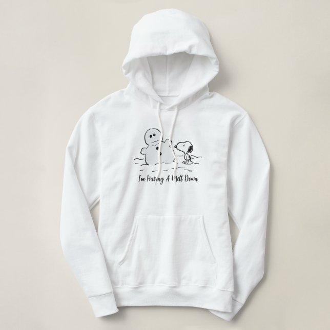 Jordnötter | Snoopy Bygger A Snögubbe T Shirt (Design framsida)