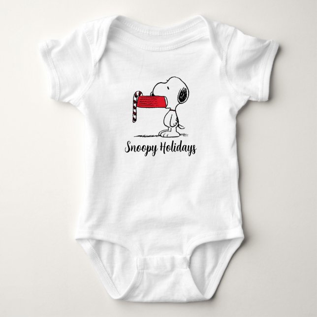 Jordnötter | Snoopy Candy cane Food Dish T Shirt (Framsida)