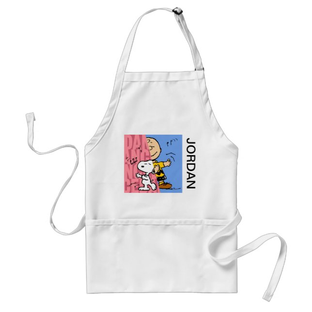 Jordnötter | Snoopy & Charlie Brown Halvdans Förkläde (Framsidan)