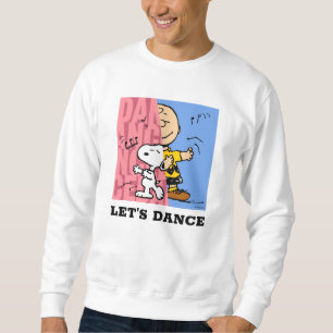 Jordnötter   Snoopy & Charlie Brown Halvdans Lång Ärmad Tröja