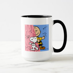 Jordnötter Snoopy & Charlie Brown Halvdans Mugg