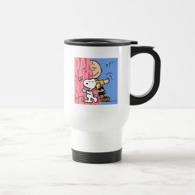 Jordnötter | Snoopy & Charlie Brown Halvdans Resemugg (Höger)