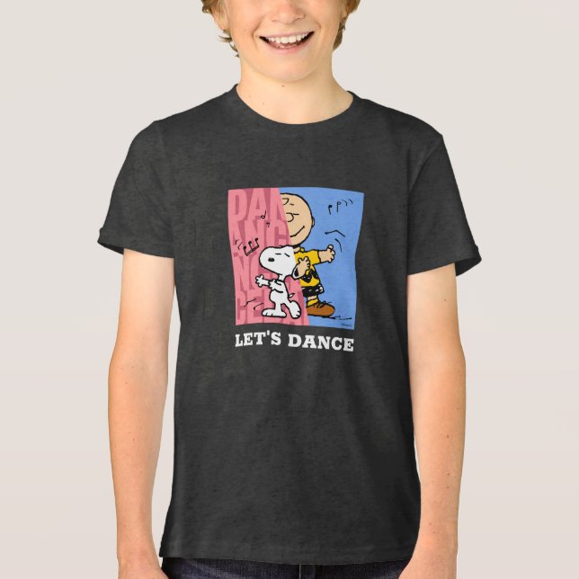 Jordnötter | Snoopy & Charlie Brown Halvdans T Shirt (Framsida)