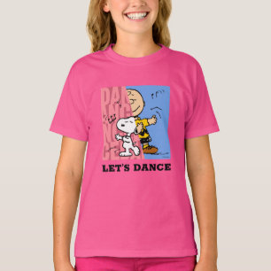 Jordnötter Snoopy & Charlie Brown Halvdans T Shirt