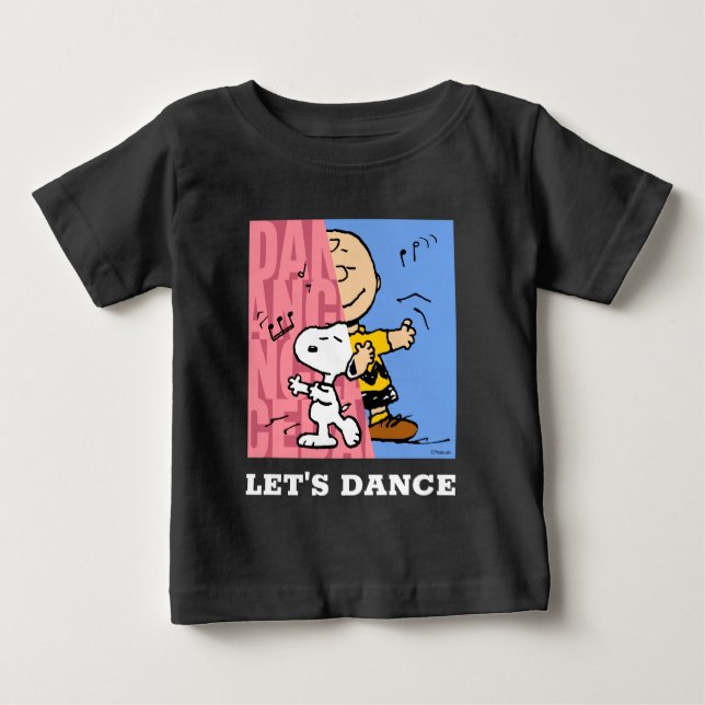 Jordnötter | Snoopy & Charlie Brown Halvdans T Shirt (Framsida)
