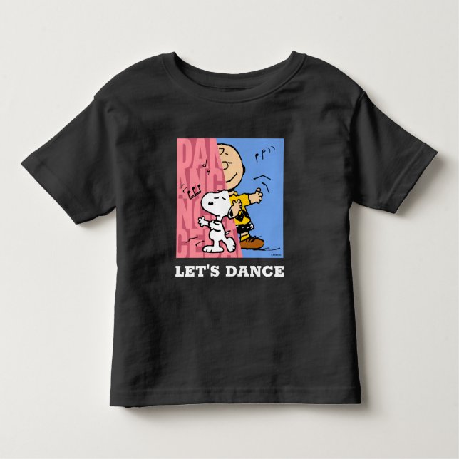 Jordnötter | Snoopy & Charlie Brown Halvdans T Shirt (Framsida)