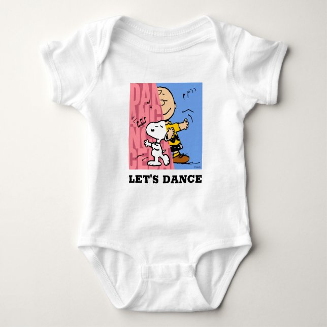 Jordnötter | Snoopy & Charlie Brown Halvdans T Shirt (Framsida)