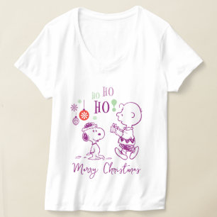 Jordnötter   Snoopy & Charlie Brown Ho Ho Ho T Shirt
