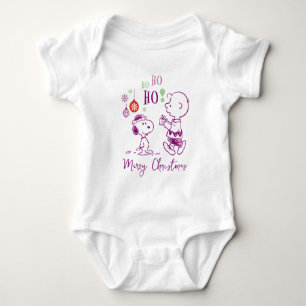 Jordnötter Snoopy & Charlie Brown Ho Ho Ho T Shirt